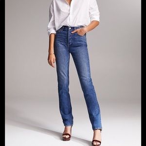 aritzia denim forum Nina stovepipe jean
